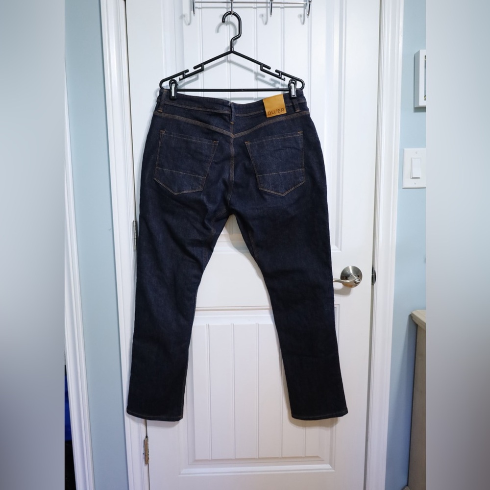 DU/ER Performance Denim Relaxed Taper - Heritage Rinse Mens 36x32 - Picture 8 of 11